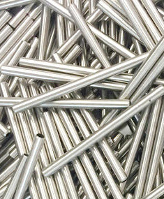 Cut stainless steel tube parts large