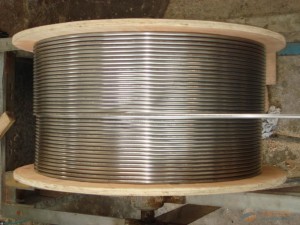 Stainless steel capillary coil coiled tubes tubings pipes